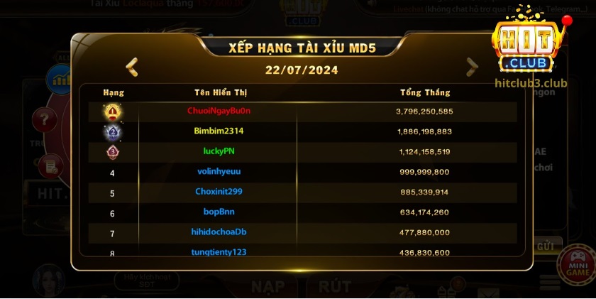 Phỏng Vấn Top 3 Người Chơi Tại Hitclub