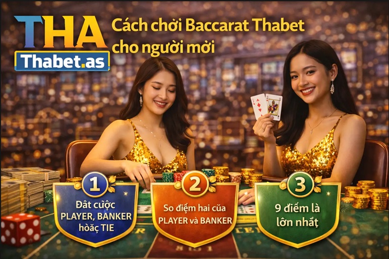 Bí quyết làm chủ bàn chơi Baccarat Thabet